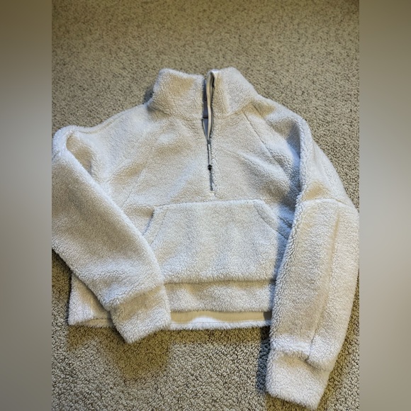 lululemon athletica Sweaters - Lululemon Cropped Scubba Sweatshirt